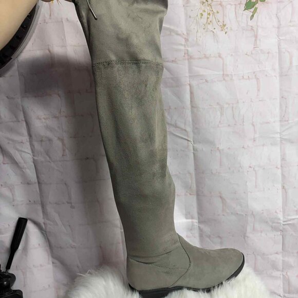 Circus by Sam Edelman Womens Peyton Faux Suede Riding Boots sz6 - Picture 1 of 4